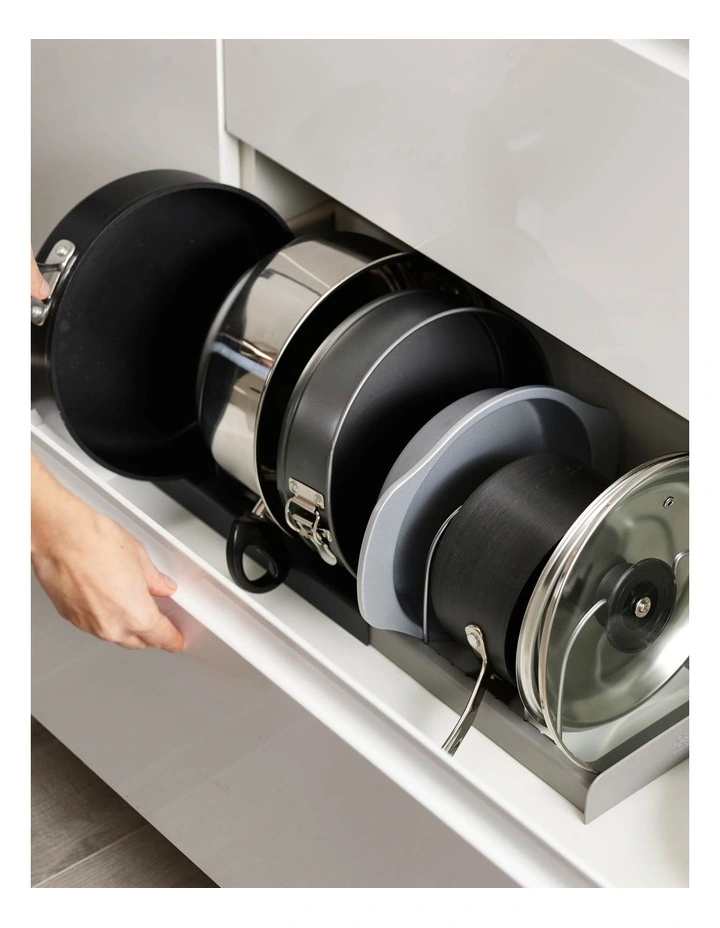 Joseph Joseph Drawer Store Expanding Cookware Organiser Grey 7 Joseph Joseph Drawer Store Expanding Cookware Organiser Grey - Image 5