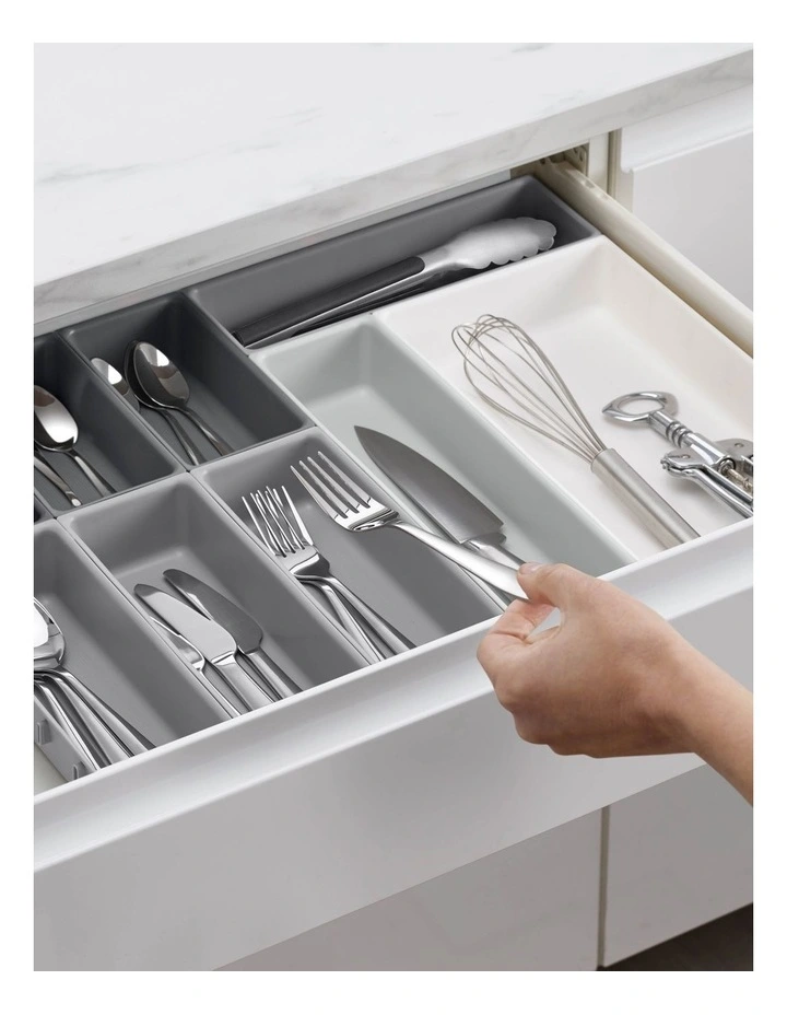 Joseph Joseph Blox 10-piece Drawer Organiser Set Grey 7 Joseph Joseph Blox 10-piece Drawer Organiser Set Grey - Image 5