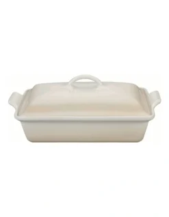 Le Creuset Heritage Covered Rectangular Dish 33cm Meringue