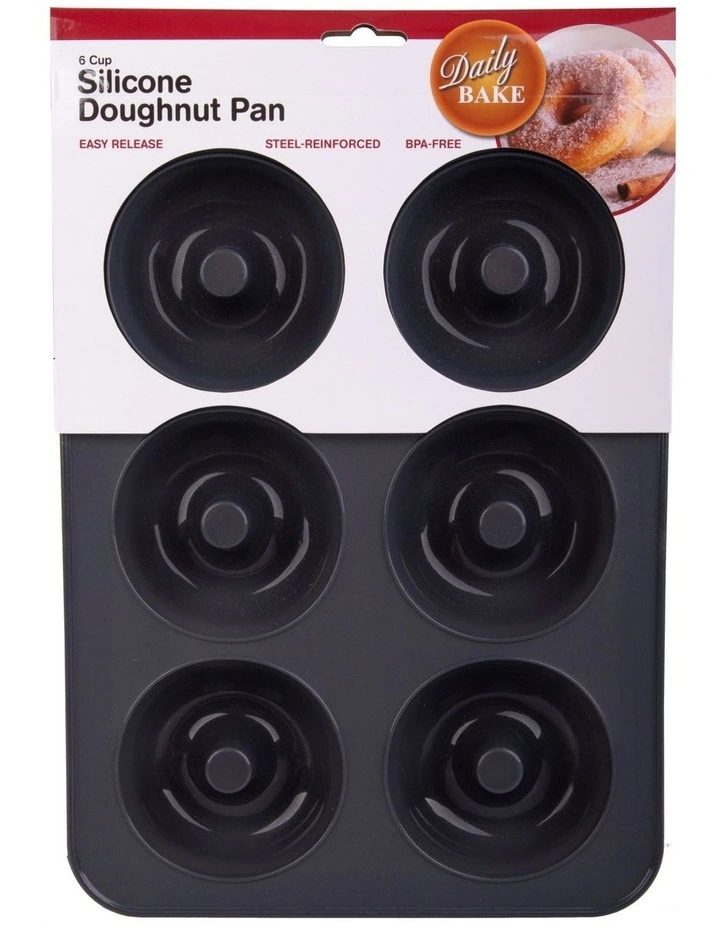 Silicone 6 Cup Doughnut Pan 4 Silicone 6 Cup Doughnut Pan - Image 2