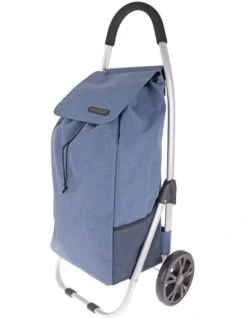 Urban Aluminium 48L Shopping Trolley Steel Blue