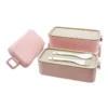 Bento Box Lunch Box 2 Tiered Large Pink -Maxwell Williams Store 826631920 1 720x928