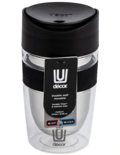 370ml Tritan/Stainless Steel Double Wall Travel Cup