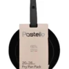Pastello Frypan Twin Pack 20 & 28cm Cream