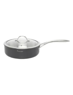 Bi-Ply Professional Saute Pan 26cm/3.0L In Black