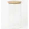 Round Bamboo And Glass Storage Canister With Lid 2150ml -Maxwell Williams Store 835120810 1 720x928