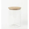 Round Bamboo And Glass Storage Canister With Lid 1680ml 2 Round Bamboo And Glass Storage Canister With Lid 1680ml -Maxwell Williams Store 835120900 1 720x928