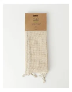 Set Of 6 Large Natural Muslin And Mesh Produce Bags -Maxwell Williams Store 835123240 4 720x928