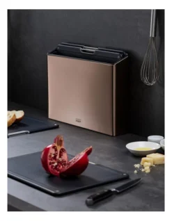 Joseph Joseph Folio Steel 4-piece Chopping Board Set Rose Gold -Maxwell Williams Store 836398630 5 720x928