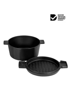 French Oven Grill Duo 24cm/3.5L In Onyx 11 French Oven Grill Duo 24cm/3.5L In Onyx -Maxwell Williams Store 838034380 4 1 720x928