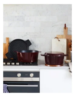 French Oven Grill Duo 28cm/6.5L In Bordeaux 9 French Oven Grill Duo 28cm/6.5L In Bordeaux -Maxwell Williams Store 838034740 2 1 720x928