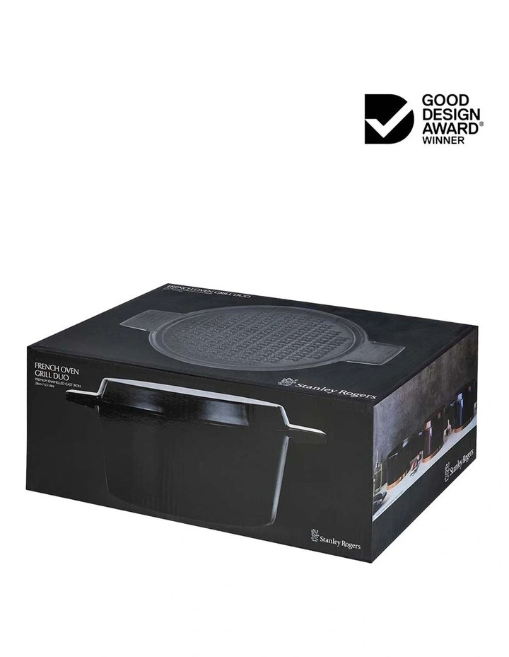 French Oven Grill Duo 28cm/6.5L In Bordeaux 7 French Oven Grill Duo 28cm/6.5L In Bordeaux - Image 5