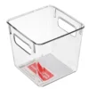 Crystal Plastic Storage Container 15cm Medium Fridge/Pantry Organiser