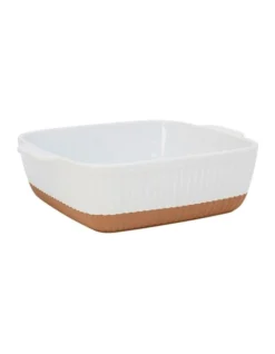 Amana Square Baking Dish 24.5cm White