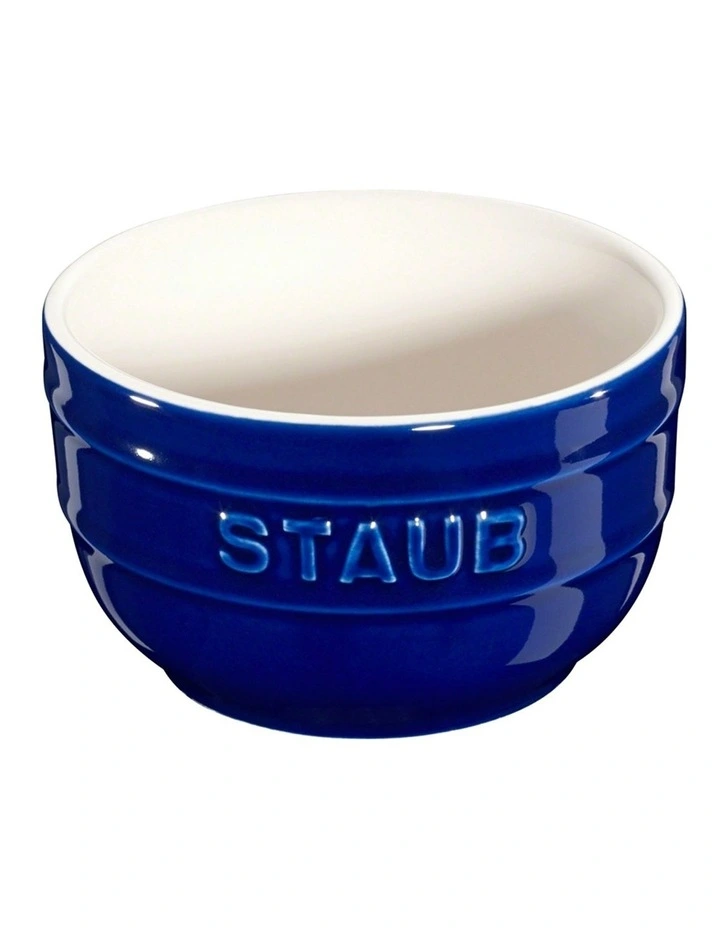 Staub Ramekins Set Of 2 8cm Dark Blue 3 Staub Ramekins Set Of 2 8cm Dark Blue