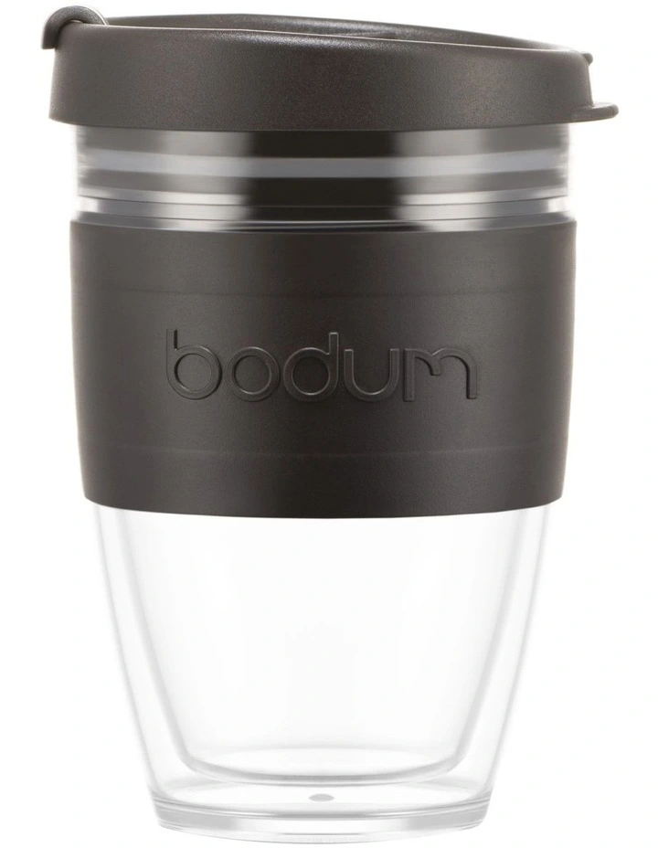 Joycup Travel Mug Plastic Bodum Band Dark Roast 0.25 Litre/8oz 4 Joycup Travel Mug Plastic Bodum Band Dark Roast 0.25 Litre/8oz - Image 2