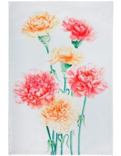 Maxwell & Williams Katherine Castle Floriade Tea Towel 50x70cm Carnation