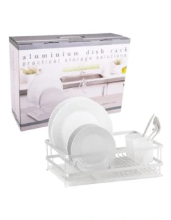 Aluminium Dish Rack With Draining Board 7 Aluminium Dish Rack With Draining Board -Maxwell Williams Store 851826070 3 720x928
