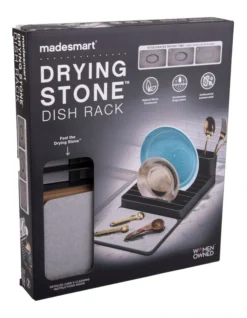 "Drying Stone" Dish Rack 37.4 X 22.2 X 9.7cm -Maxwell Williams Store 851827240 3 720x928