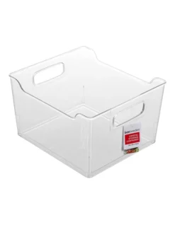 Box Sweden Crystal Home Kitchen Fridge Organiser Storage Container Assorted 25cm