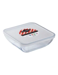 Square Dish With Plastic Lid 20x20x7cm 1.6L -Maxwell Williams Store 853375240 3 720x928