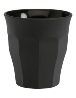 Duralex Picardie Soft Touch Black Tumbler 90ml Set Of 6