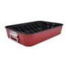 Colours Non-Stick Roaster With Rack 39x27x8cm Red -Maxwell Williams Store 864165250 1 720x928