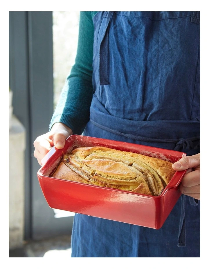 Emile Henry Bread Loaf Baker Burgundy 4 Emile Henry Bread Loaf Baker Burgundy - Image 2