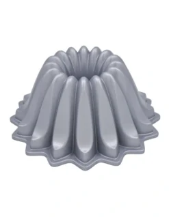 Cast Cake Mould Bloom Silver