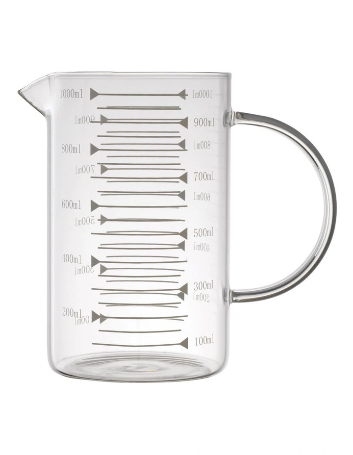Glass Measuring Jug 1L 3 Glass Measuring Jug 1L