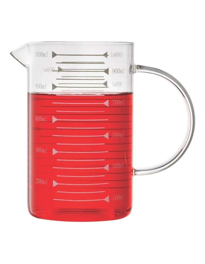 Glass Measuring Jug 1L 4 Glass Measuring Jug 1L - Image 2
