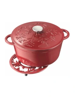 Olive Cast Iron Trivet 20cm In Red -Maxwell Williams Store 866021950 2 720x928