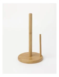 Bamboo Paper Towel Holder