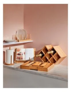Bamboo Wine Rack 7 Bottles -Maxwell Williams Store 866149660 4 720x928