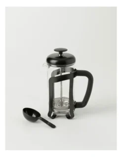 Black 350mL Coffee Press W/Scoop