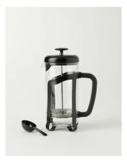Black 1000mL Coffee Press W/Scoop