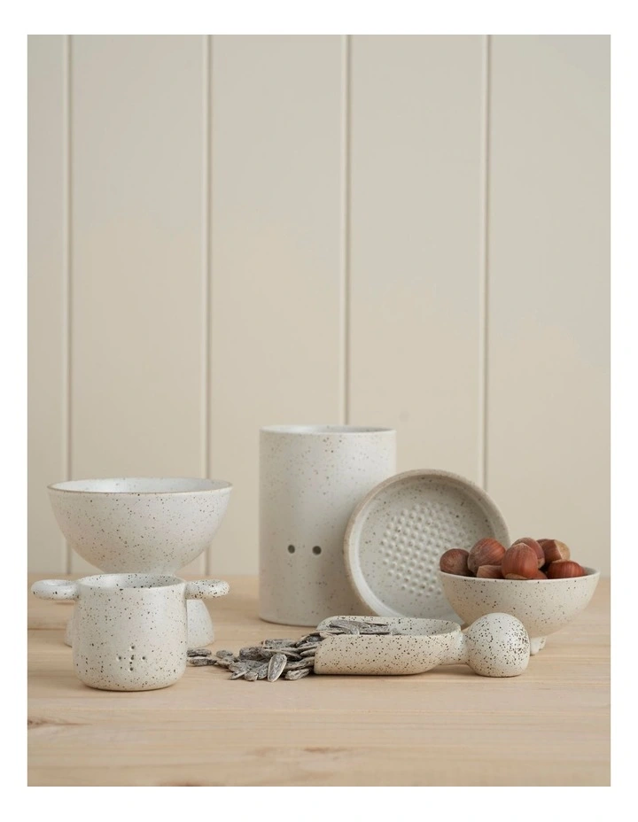 Handy Little Things Double Headed Spoon White Speckle 5 Handy Little Things Double Headed Spoon White Speckle - Image 3