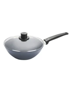 Woll Diamond Lite Fixed Handle Conventional Wok 30cm With Lid Gift Boxed