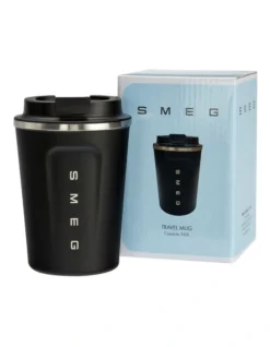 Smeg Travel Mug 350ml Black KCUP350 8 Smeg Travel Mug 350ml Black KCUP350 -Maxwell Williams Store 881895970 2 720x928
