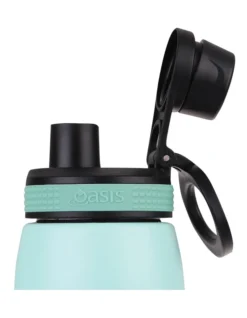 Oasis Stainless Steel Double Wall Insulated Sports Bottle W/ Screw Cap Lid 780ml Mint -Maxwell Williams Store 883464400 7 720x928