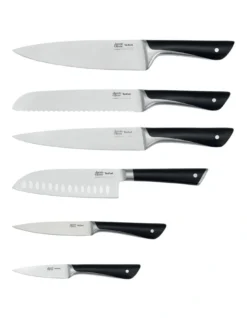 Knife Block 6 Piece Set Stainless Steel -Maxwell Williams Store 887853160 4 1 720x928