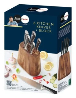 Knife Block 6 Piece Set Stainless Steel -Maxwell Williams Store 887853160 6 1 720x928