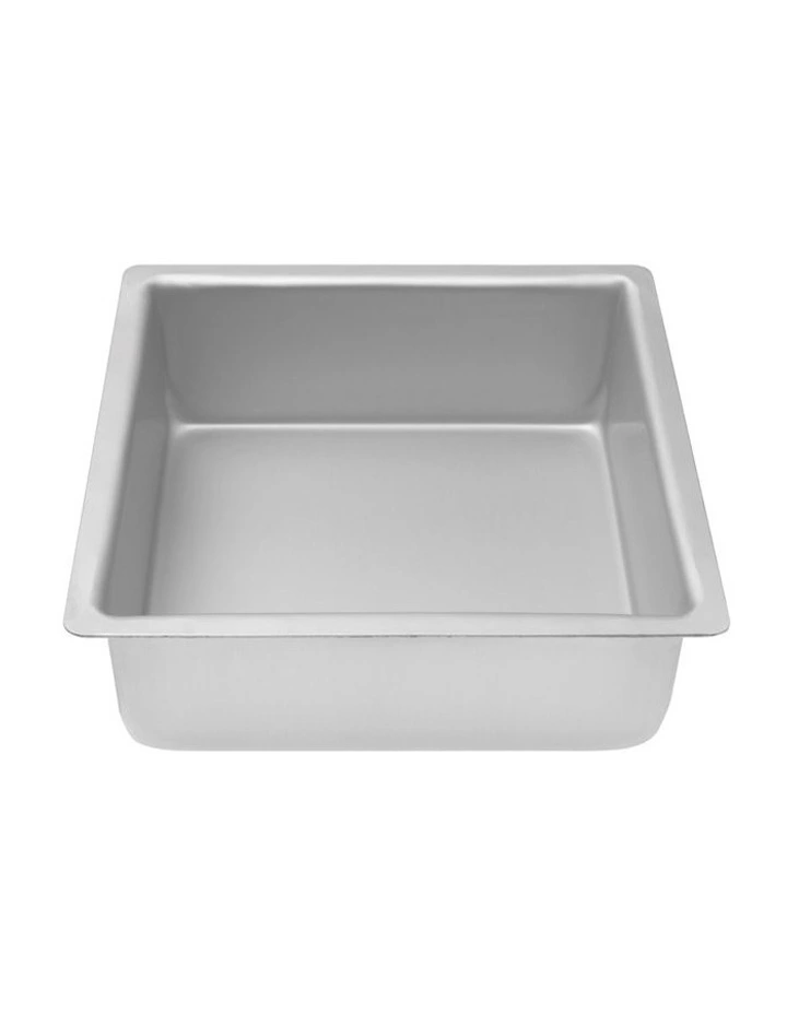 MONDO Pro Square Cake Pan 15x7.5cm In Silver 3 MONDO Pro Square Cake Pan 15x7.5cm In Silver
