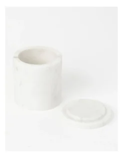 Heritage Marble Storage Jar With Lid In White -Maxwell Williams Store 896734180 3 720x928