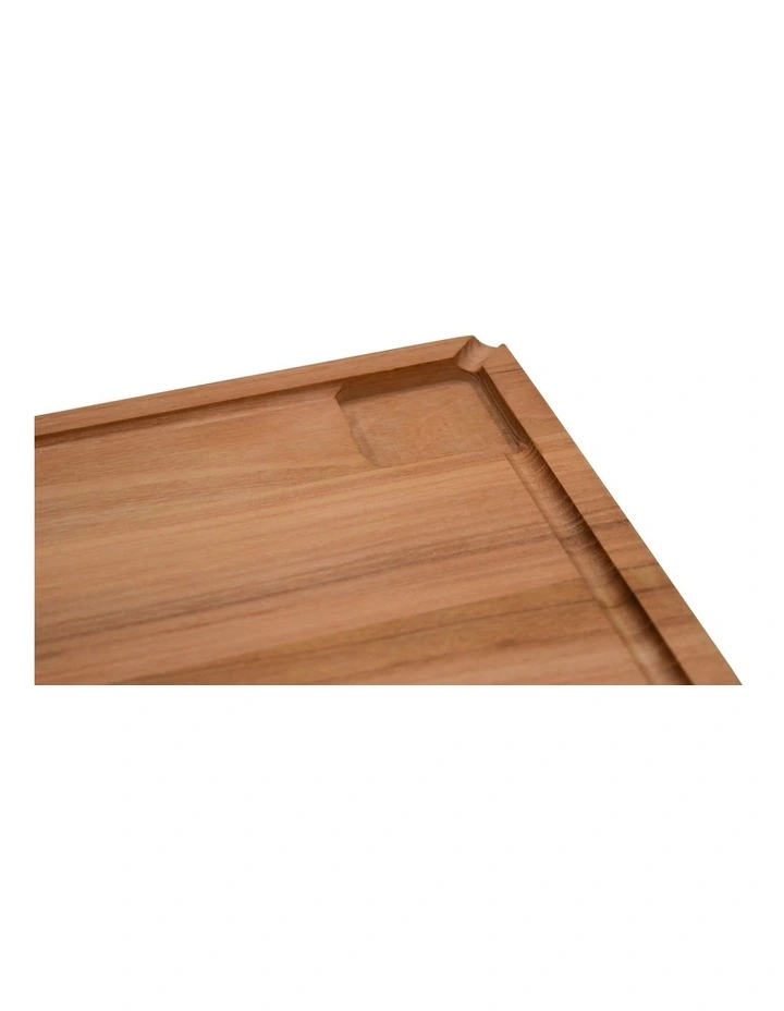 Olive Teak Cut & Carve Board 40x30cm 4 Olive Teak Cut & Carve Board 40x30cm - Image 2