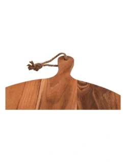 Olive Teak Paddle Board Round 51x40cm -Maxwell Williams Store 897212260 2 720x928