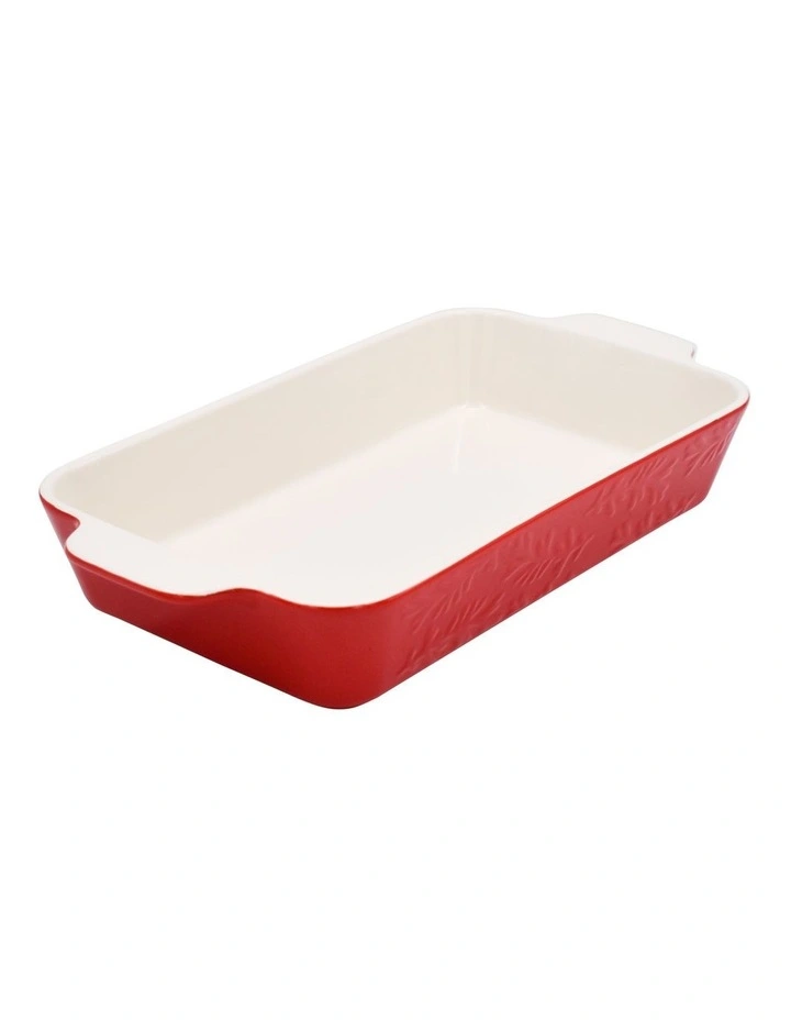 Olive Rectangle Baker In Red 3 Olive Rectangle Baker In Red
