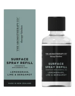 Therapy Kitchen Lemongrass Lime & Bergamot Surface Spray Concentrate Refill