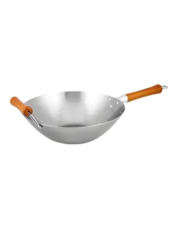 Carbon Steel Wok 32cm Stainless Steel -Maxwell Williams Store 902662570 4 720x928