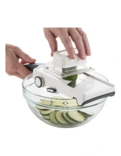 Hand Held Adjustable Julienne & Slicer White -Maxwell Williams Store 902670490 4 720x928